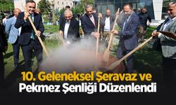 10. Geleneksel Şeravaz ve Pekmez Şenliği düzenlendi