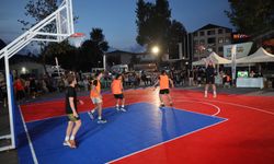 Aziz Duran Parkı’nda 3x3 sokak basketbolu şöleni