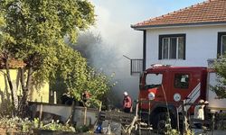 Bolu’da otluk alanda çıkan yangın, 3 eve sıçradı