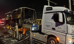 Yanan otobüste hayatını kaybedenlerin cesetleri Adli Tıp Kurumu'na kaldırıldı