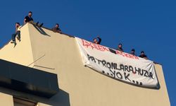 Emniyet Müdürlüğü inşaatında paralarını alamayan işçilerin eylemi 12'nci gününde: Yine çatıya çıktılar
