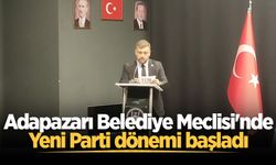 Adapazarı Belediye Meclisi'nde Yeni Parti dönemi başladı