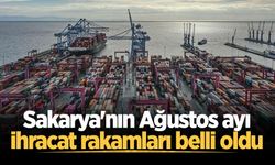 Sakarya'nın Ağustos ayı ihracat rakamları belli oldu