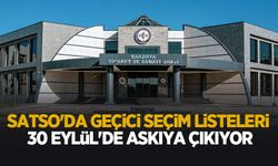 SATSO'da geçici seçim listeleri askıya çıkıyor