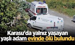 Karasu'da yalnız yaşayan yaşlı adam evinde ölü bulundu