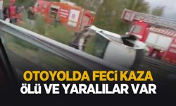 Otoyolda kaza! Ölü ve yaralılar var