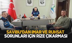 SAVİBU'dan imar ve ruhsat sorunlarının çözümü için Rize çıkarması