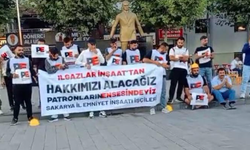 Maaşlarını alamayan işçilerin eylemi sürüyor