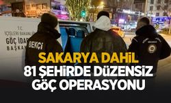 81 ilde düzensiz göç denetimi!