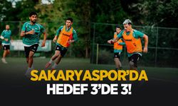 Sakaryaspor’da hedef 3’te 3