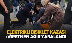 Öğretmen kazada ağır yaralandı