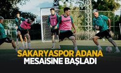 Yeşil-Siyahlılar Adana 01 FK mesaisine başladı