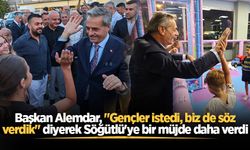 Başkan Alemdar, "Gençler istedi, biz de söz verdik" diyerek Söğütlü'ye bir müjde daha verdi
