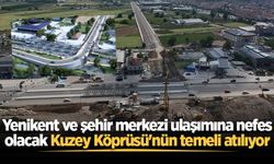 Yenikent ve şehir merkezi ulaşımına nefes olacak Kuzey Köprüsü'nün temeli atılıyor