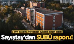 Sayıştay'dan SUBÜ raporu! 8 ayrı başlıkta mevzuata aykırılık tespit edildi