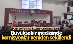 Büyükşehir meclisinde komisyonlar yeniden şekillendi