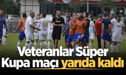 Veteranlar Süper Kupa maçı yarıda kaldı