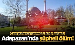 Adapazarı'nda şüpheli ölüm! Cami parkında hareketsiz halde bulundu