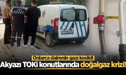 Akyazı TOKİ konutlarında doğalgaz krizi! Onlarca dairenin gazı kesildi