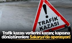 Trafik kazası verilerini kazanç kapısına dönüştürenlere Sakarya'da operasyon!