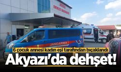 Akyazı'da dehşet! 6 çocuk annesi kadın eşi tarafından bıçaklandı