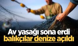 Av yasağı sona erdi, balıkçılar denize açıldı