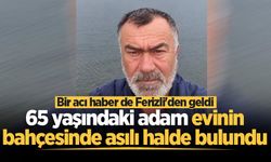 Bir acı haber de Ferizli'den geldi: 65 yaşındaki adam evinin bahçesinde asılı halde bulundu