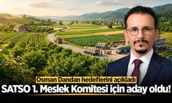 SATSO 1. Meslek Komitesi için aday oldu! Osman Dandan hedeflerini açıkladı