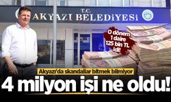 Akyazı'da skandallar bitmek bilmiyor: 4 milyon işi ne oldu!
