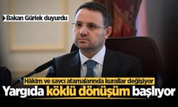 Adalet Bakanı Akın Gürlek: Yargıda köklü bir dönüşüm başlatıyoruz