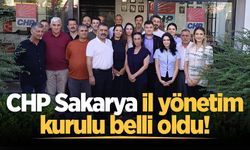 CHP Sakarya il yönetim kurulu belli oldu!