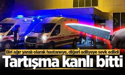 Karapürçek'te bıçaklı kavga: 1 ağır yaralı