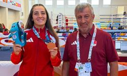 Büyükşehirli boksör Ece Asude’den önemli başarı: Akdeniz Oyunları’nda bronz madalya geldi