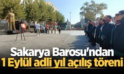 Sakarya Barosu Adli Yıl Açılış Töreni düzenledi