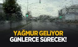 Yağmur geliyor! Günlerce sürecek