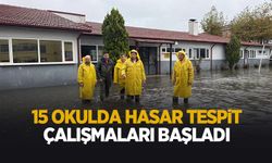 Selden etkilenen 15 okulda hasar tespit çalışmaları sürüyor