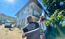 Serdivan’da kahverengi kokarcaya karşı ilaçlama çalışması