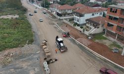 Hanlı-OSB duble yolunda önce kaldırım ve bisiklet yolu, ardından asfalta geçilecek