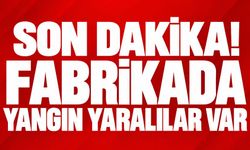 Fabrikada yangın! Yaralılar var...