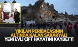 Peribacası çökmesinde Sakaryalı yeni evli çift hayatını kaybetti