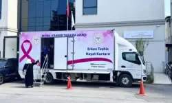 Mobil kanser tarama aracı 5 ilçede hizmet verecek