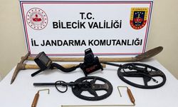 Bilecik’te define arayan 2 kişi suçüstü yakalandı
