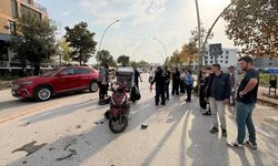 Düzce'de otomobil ile motokurye çarpıştı: 2 yaralı