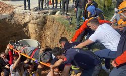 Bilecik'te kanalizasyon çalışmasında göçük altında kalan işçi kurtarıldı