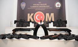 Kocaeli'de 25 yivsiz av tüfeği ele geçirildi