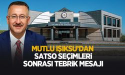 Mutlu Işıksu’dan SATSO seçimleri sonrası tebrik mesajı