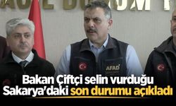 Bakan Çiftçi selin vurduğu Sakarya'daki son durumu açıkladı