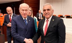 Ali İnci meclis açılışında Bahçeli ile görüştü