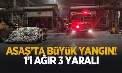 Asaş'ta yangın! 1'i ağır 3 yaralı