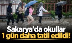 Sakarya'da okullar 1 gün daha tatil edildi!
